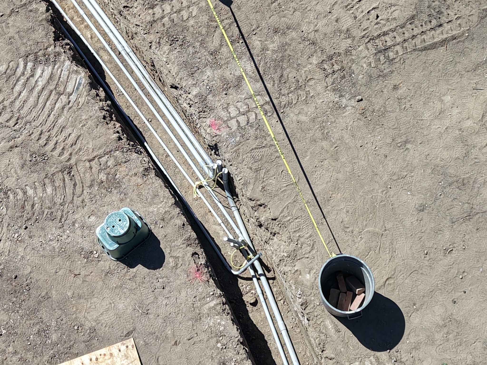 Electrical Conduit Prior to Slab Pour